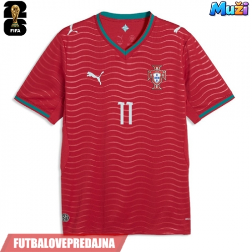 Lacne Muži Futbalové dres Portugalsko Joao Felix #11 MS 2026 Krátky Rukáv - Domáci